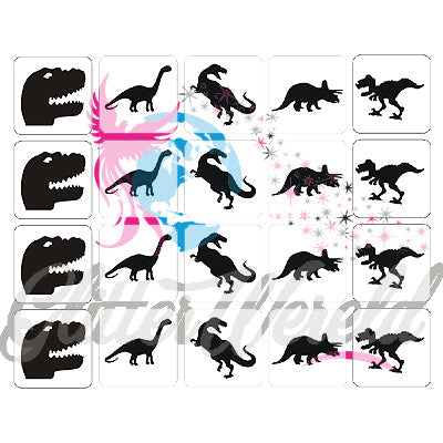 glittertattoo-sjablonenset-dino-20-st-set180