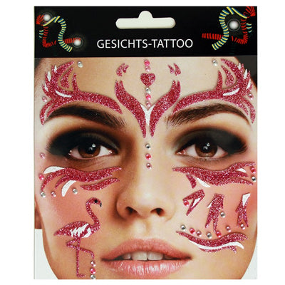 gezichts-tattoo-flamingo-gs1003