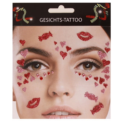 gezichts-tattoo-hartjes-gs1009