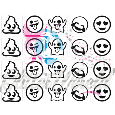 glittertattoo-sjablonenset-smilie-20-st-set165