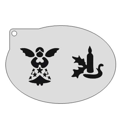 schminksjabloon-engel-ster-12x9cm-cs0050