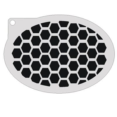 schminksjabloon-honingraat-12x9cm-cs0154