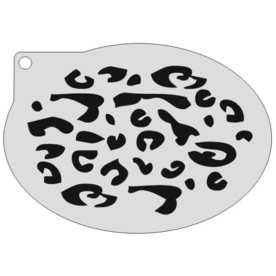 schminksjabloon-luipaard-12x9cm-cs0011