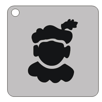 schminksjabloon-piet-7x7cm-ab1929