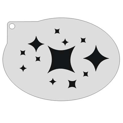 schminksjabloon-ster-12x9cm-cs0069