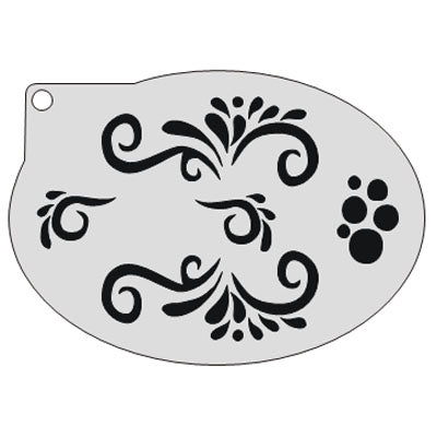 schminksjabloon-twirls-12x9cm-cs0016