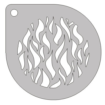 sjabloon-vlammen-8cm-sr0127