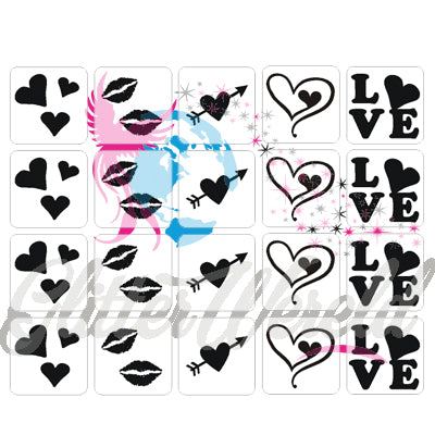 glittertattoo-sjablonenset-love-20st-set187