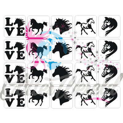 glittertattoo-sjablonenset-paarden-20st-set185