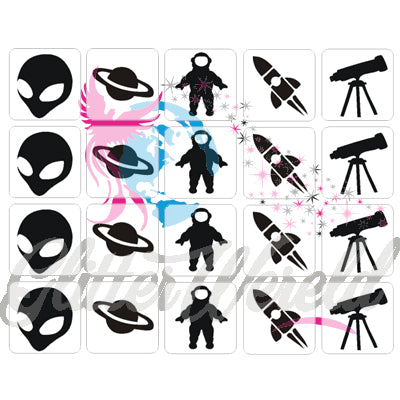 glittertattoo-sjablonenset-ruimte-20st-set188