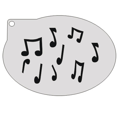 schminksjabloon-muziek-12x9cm-cs0025